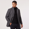 Men's Wool Blend Coat | Stand Collar Winter Overcoat