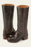 Women's Mid-Calf Boots | Classic Pull-On Block Heel Boots