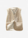 Women's Knitted Vest | Sleeveless Button-Down Knit Vest
