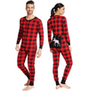 Matching Family Christmas Onesies - Buffalo Plaid Moose