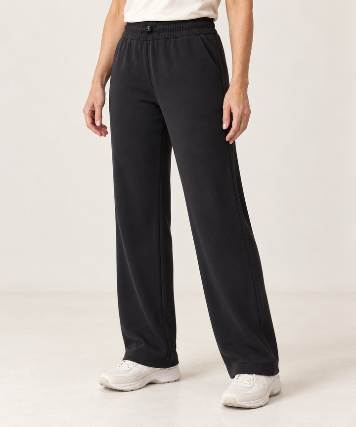 Modal Lounge Pants for Women, Straight Leg with Pockets