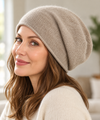 Women's Knitted Beanie Hat | Classic Warm Winter Hat, One Size