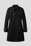 Women's Double-Breasted Coat | Structured Tailored Winter Coat