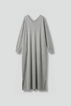 Women's Maxi Dress | V-Neck Long-Sleeve Jersey Dress