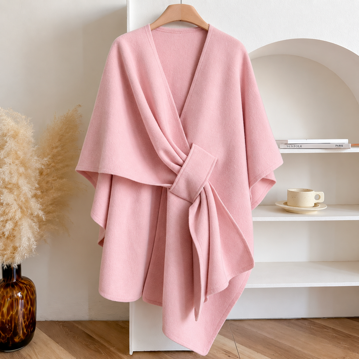 Fleece Drape Shawl for Women, One Size