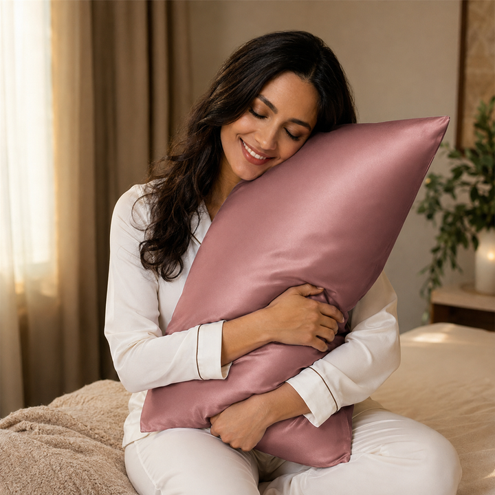 Mulberry Silk Pillowcase for Hair &amp; Skin - 19 Momme