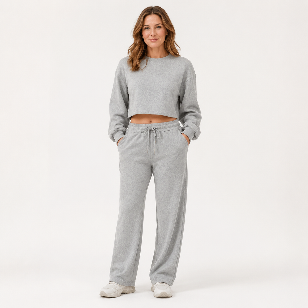 Modal Wide Leg Lounge Pants for Women, High Waist and Drawstring