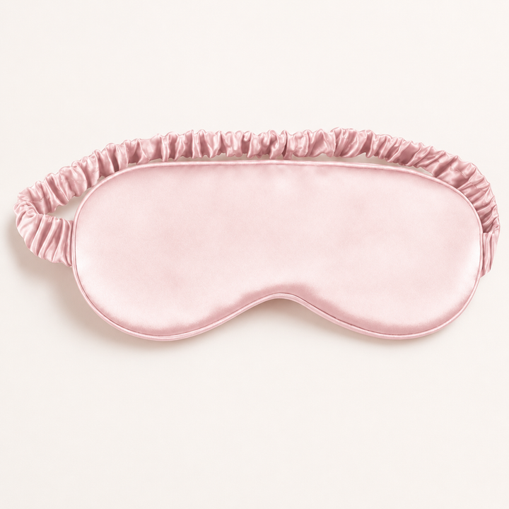 Mulberry Silk Sleep Eye Mask - Ruffle Trim