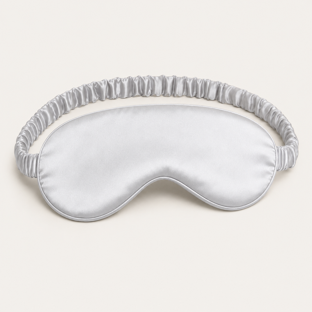 Mulberry Silk Sleep Eye Mask - Ruffle Trim