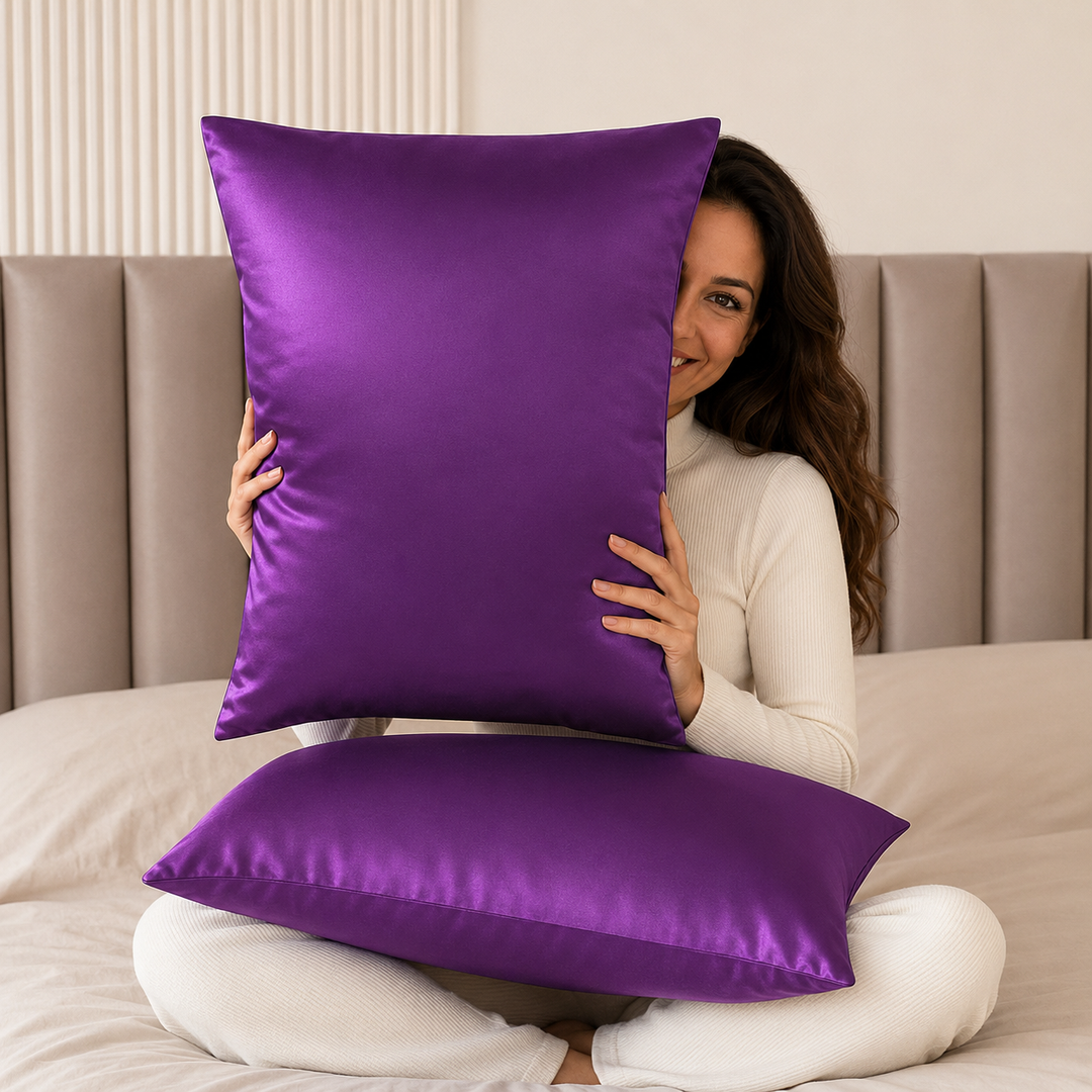 Mulberry Silk Pillowcase Set of 2 for Hair &amp; Skin - 19 Momme