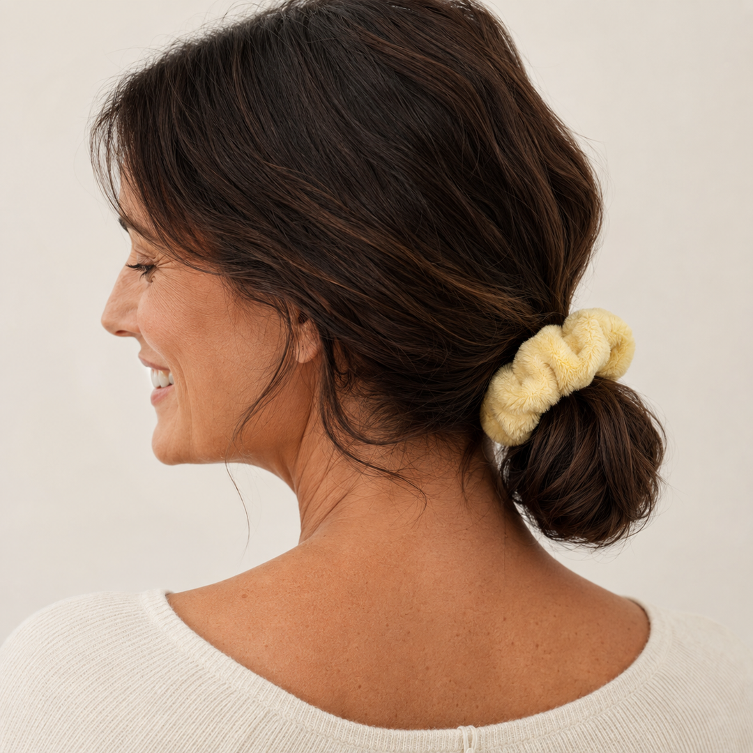 Plush Hair Scrunchies - Oversized Soft Hair Rings