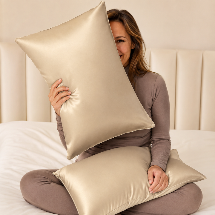 Mulberry Silk Pillowcase Set of 2 for Hair &amp; Skin - 19 Momme