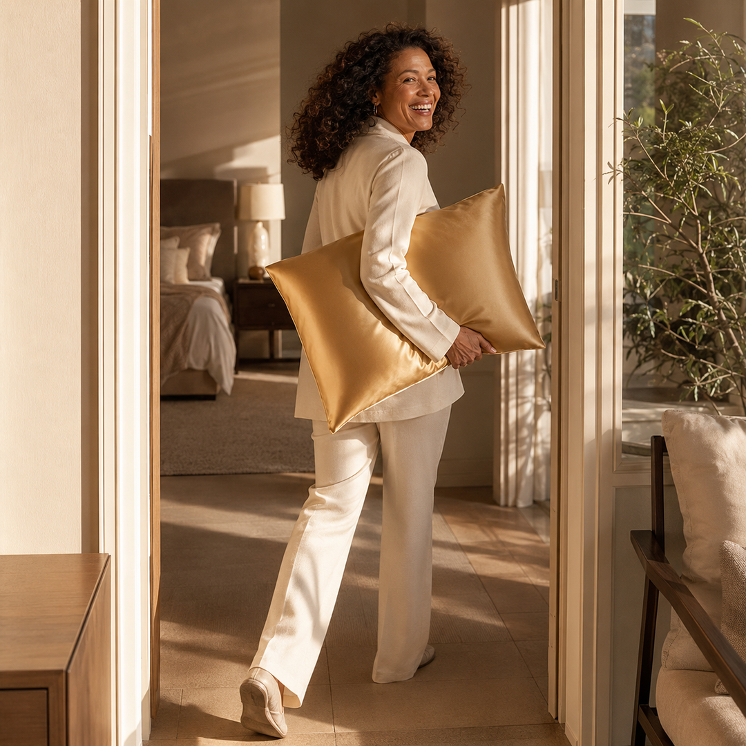 Mulberry Silk Pillowcase for Hair &amp; Skin - 22 Momme