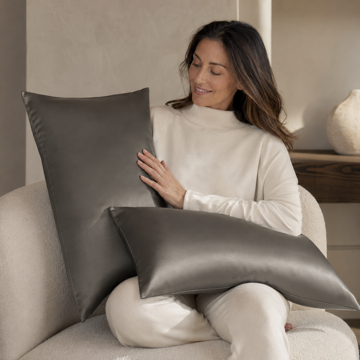 Mulberry Silk Pillowcase Set of 2 for Hair &amp; Skin - 19 Momme