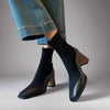 Women's Block-Heel Ankle Boots | Cushioned Comfort Boots