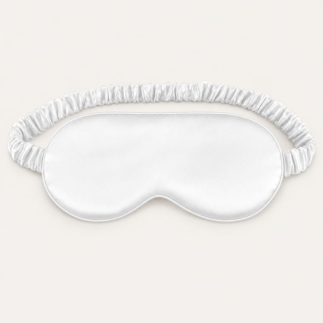 Mulberry Silk Sleep Eye Mask - Ruffle Trim