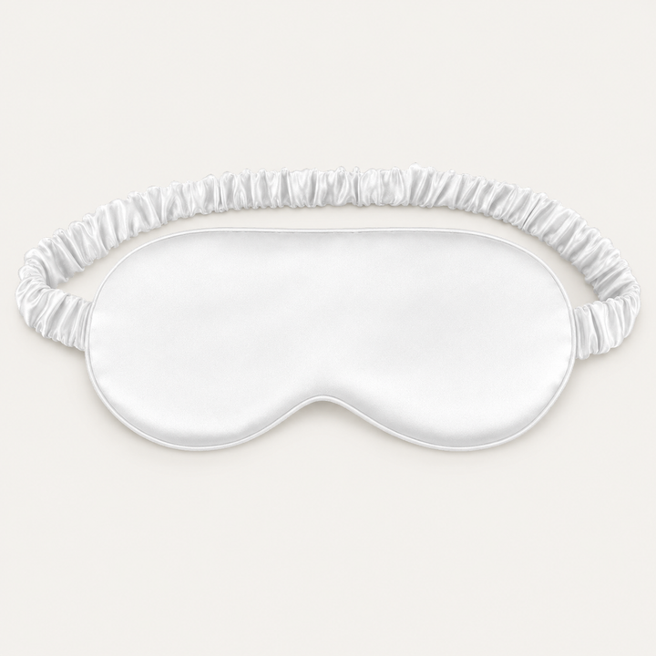 Mulberry Silk Sleep Eye Mask - Ruffle Trim