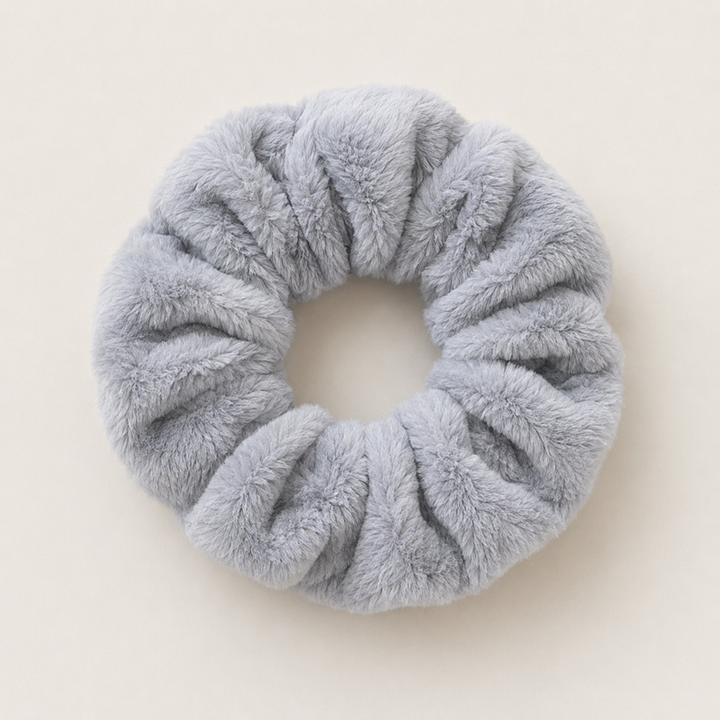 Plush Hair Scrunchies - Oversized Soft Hair Rings