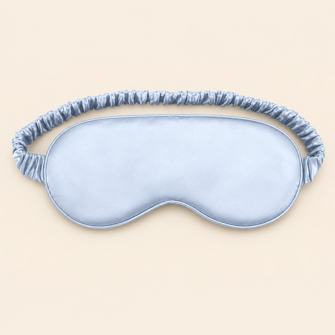 Mulberry Silk Sleep Eye Mask - Ruffle Trim