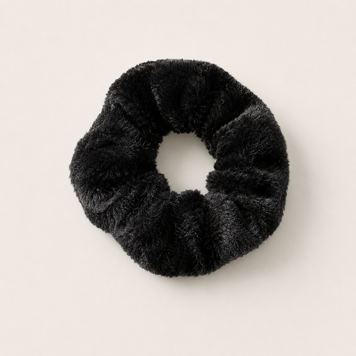 Plush Hair Scrunchies - Oversized Soft Hair Rings