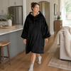 Sherpa Zip Blanket Hoodie with Pockets, Oversized and Cozy