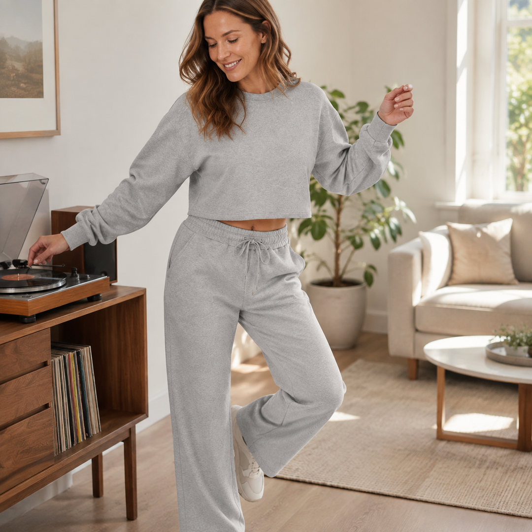 Modal Wide Leg Lounge Pants for Women, High Waist and Drawstring
