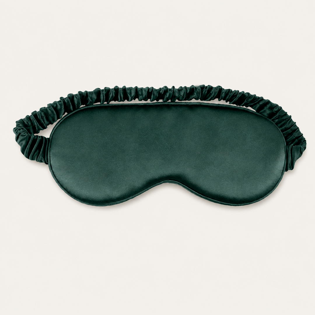 Mulberry Silk Sleep Eye Mask - Ruffle Trim