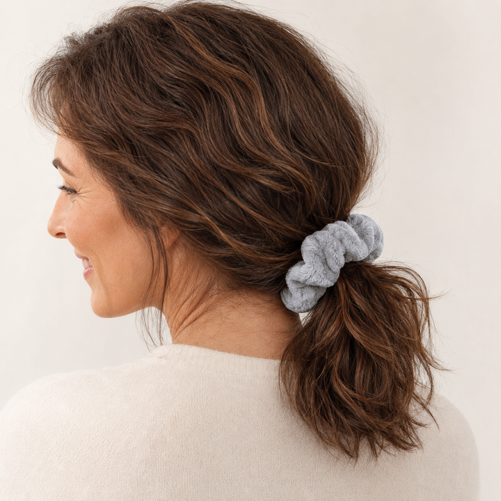Plush Hair Scrunchies - Oversized Soft Hair Rings
