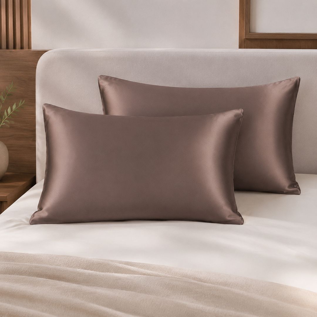 Mulberry Silk Pillowcase Set of 2 for Hair &amp; Skin - 19 Momme