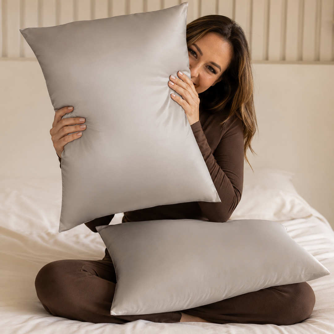 Mulberry Silk Pillowcase Set of 2 for Hair &amp; Skin - 19 Momme