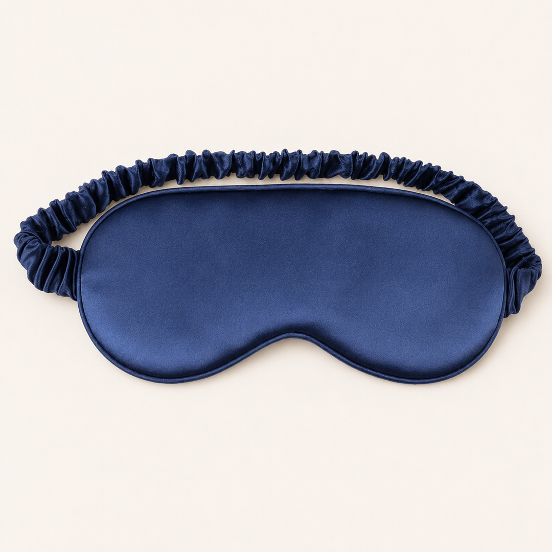 Mulberry Silk Sleep Eye Mask - Ruffle Trim