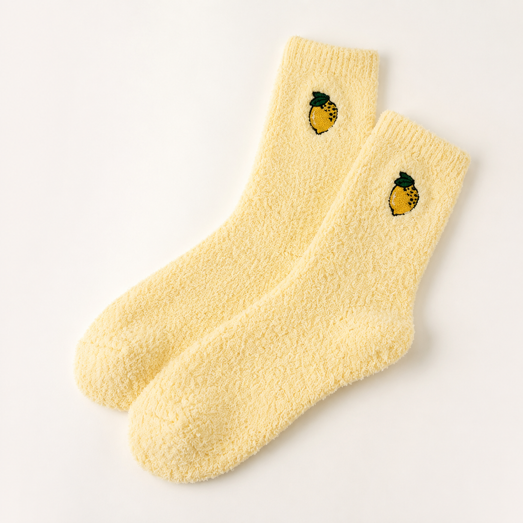 Fuzzy Socks for Women, Cozy Fluffy Crew Socks