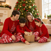 Matching Family Christmas Pajamas - Christmas Tree Print, Red