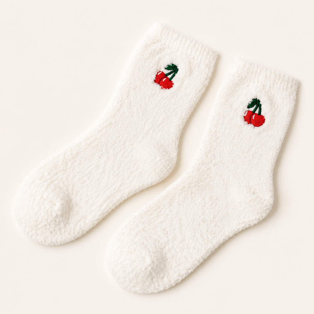 Fuzzy Socks for Women, Cozy Fluffy Crew Socks