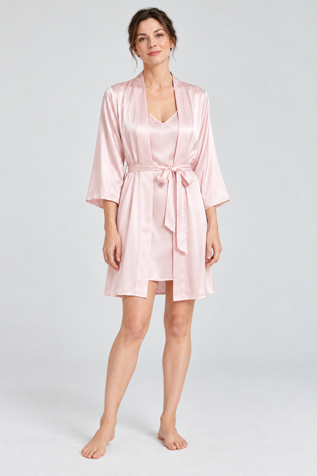 19 Momme Mulberry Silk Robe for Women, 100% Silk Kimono