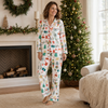 Women's Christmas Pajama Set - Nutcracker Print