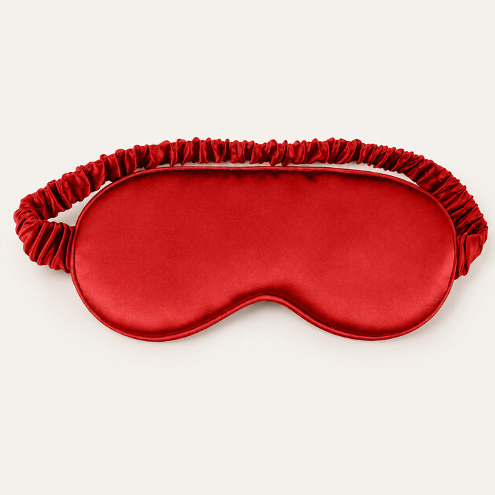 Mulberry Silk Sleep Eye Mask - Ruffle Trim