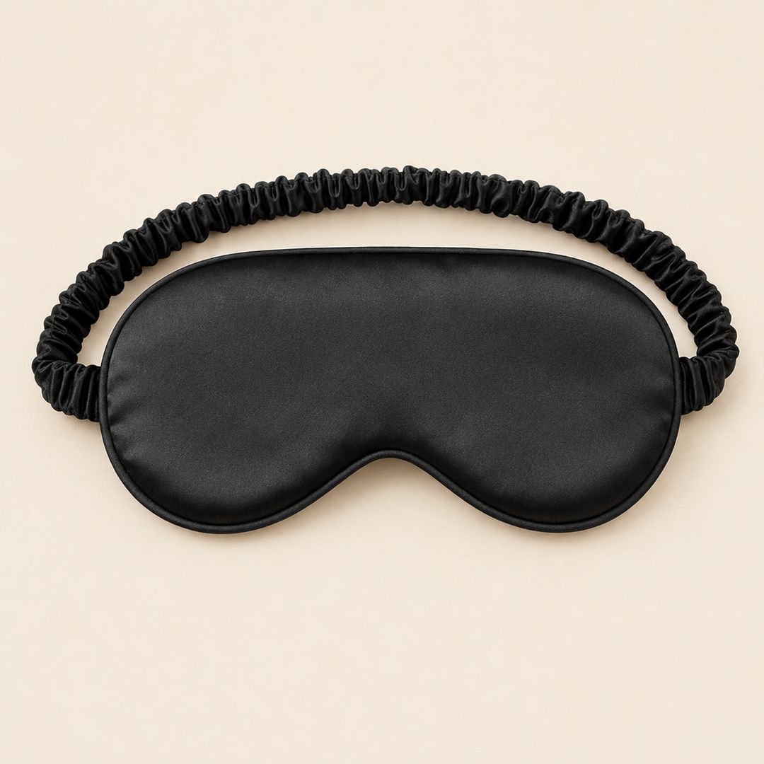 Mulberry Silk Sleep Eye Mask - Ruffle Trim