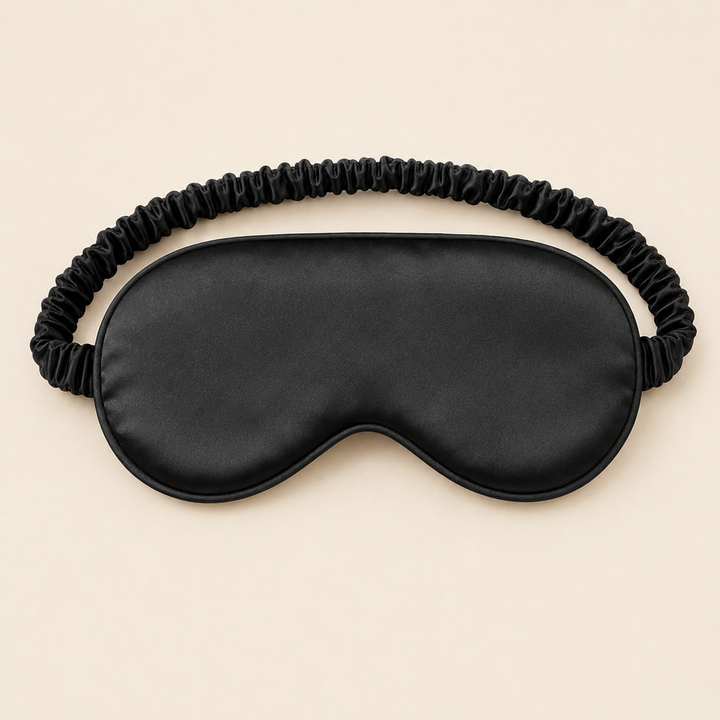 Mulberry Silk Sleep Eye Mask - Ruffle Trim