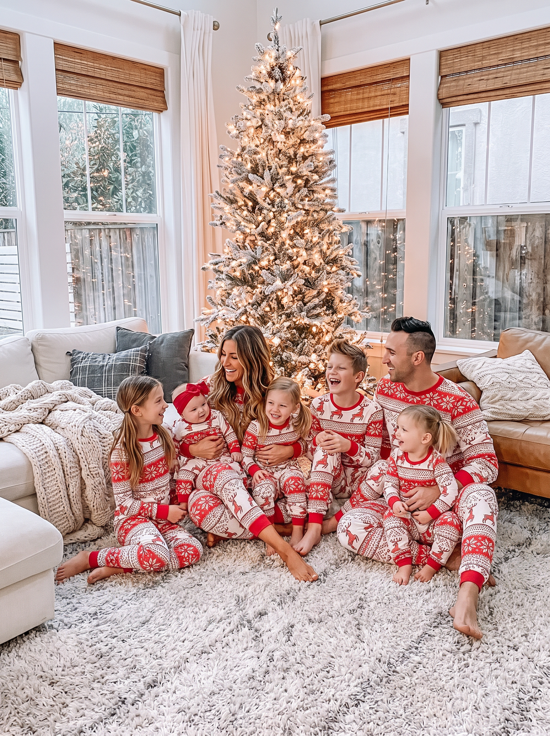 Family Christmas Pajamas - Fair Isle Print Matching Set