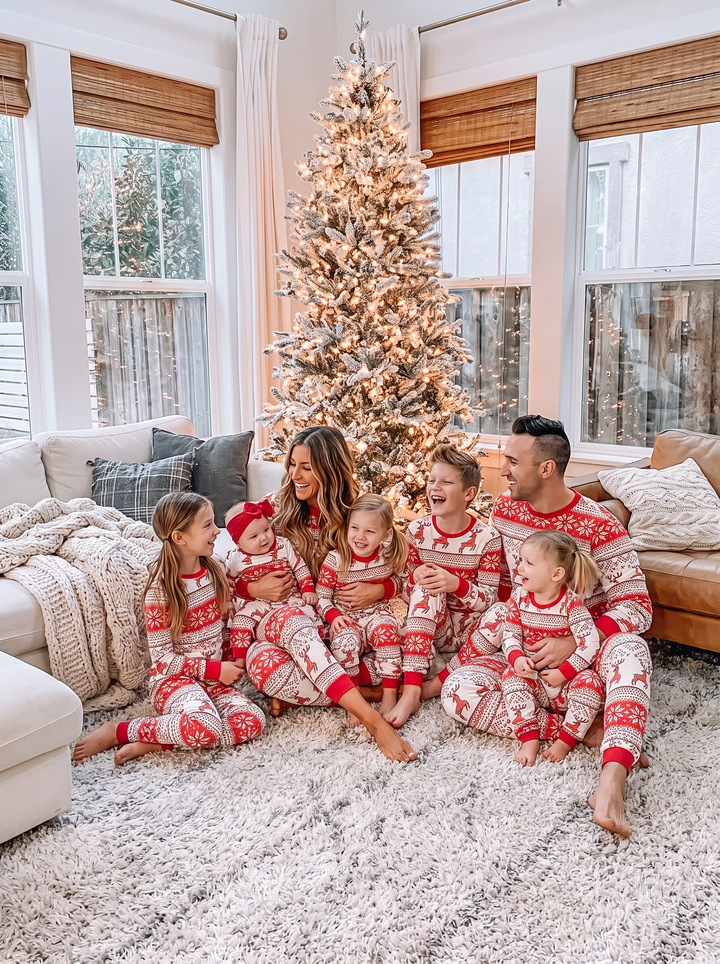 Family Christmas Pajamas - Fair Isle Print Matching Set