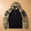 Men's Softshell Jacket | Hooded Quarter Zip Camo Outdoor