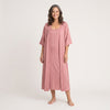 Satin Nightgown & Shrug Set - Long
