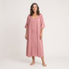 Women's Silky Satin Nightgown & Shrug Set - Long