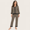 Geometric Print Pajama Set - Three-Piece