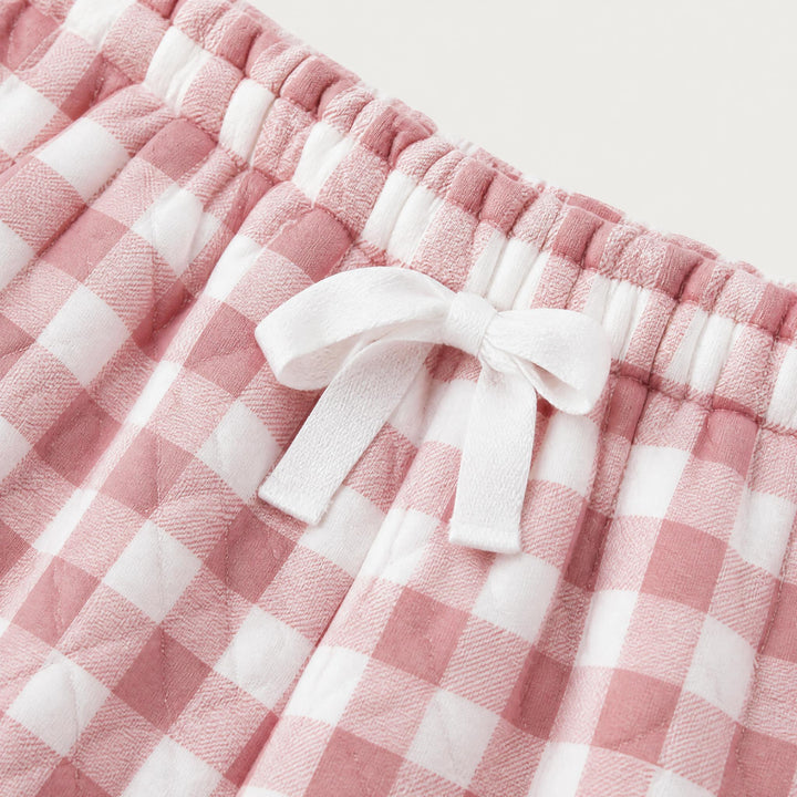 Matching Couples Pajama Pants - Gingham Check Lounge Bottoms