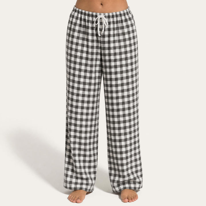 Matching Couples Pajama Pants - Gingham Check Lounge Bottoms