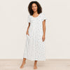 Women's Lyocell Nightgown - Short Sleeve, Built-In Bra Pads