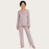 Women's Pajama Set - Long Sleeve Top and Long Pants