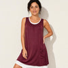 Women's Sleeveless Lounge Dress - A-Line with Pockets
